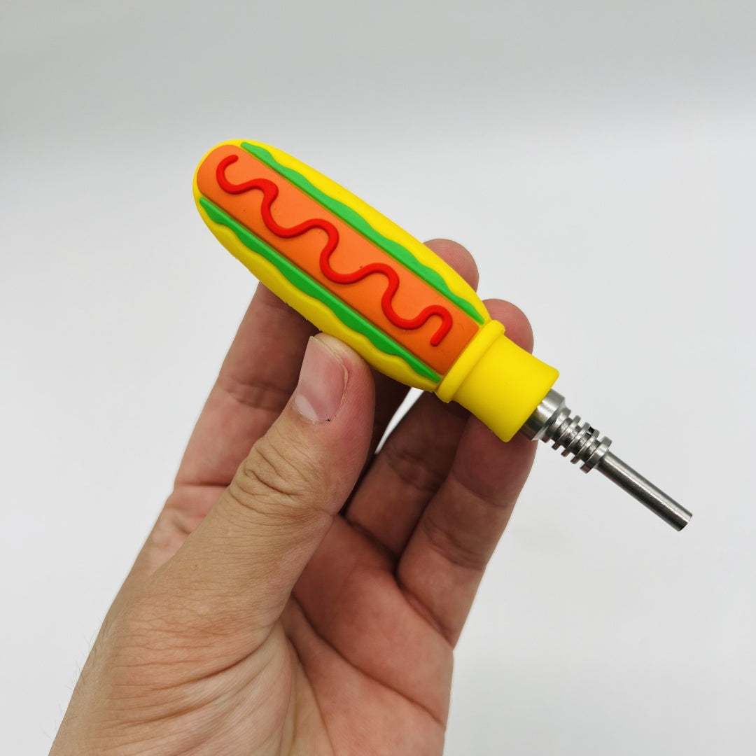 Hot Dog Silicone Nectar Collector