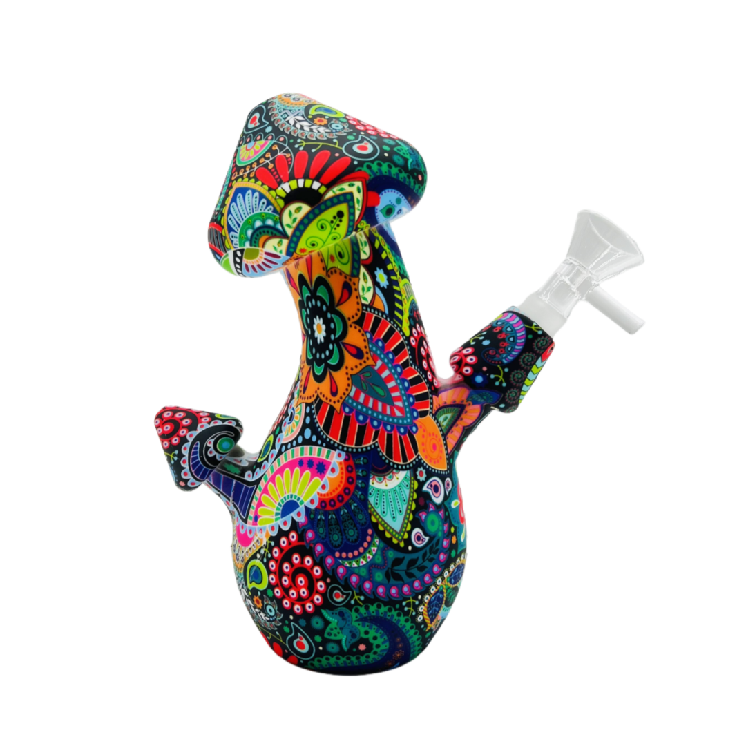 Mushroom Silicone Bong Water Pipe with Desgin