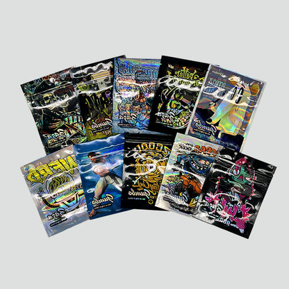 3.5G Mixed Designs Mylar Bags Baggies