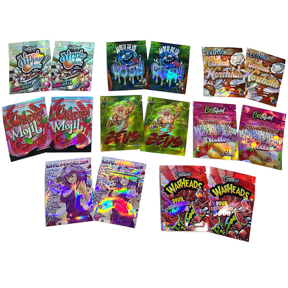 1G 6*8cm Mylar Bag Smoking Accessories Baggies