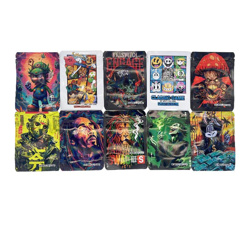 3.5G Mylar Bag Baggies for Smoke Shop