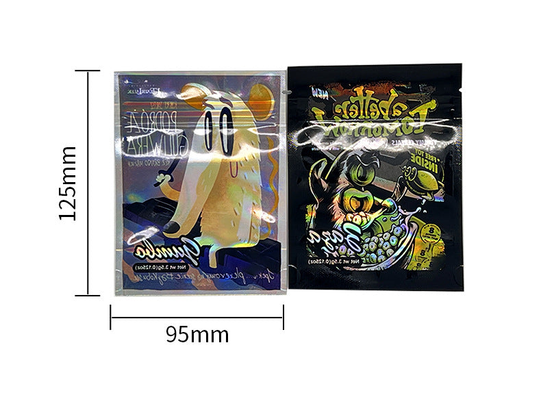 3.5G Mixed Designs Mylar Bags Baggies