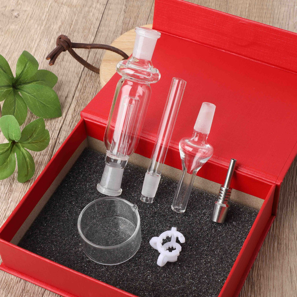 10mm Nectar Collector Red Box Glass