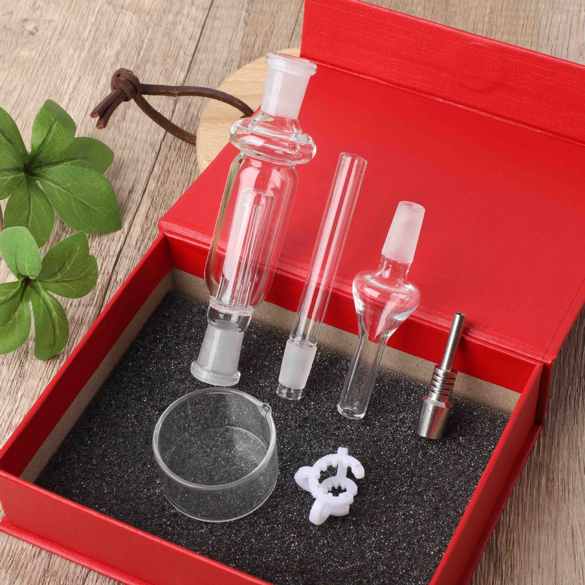 10mm Nectar Collector Red Box Glass