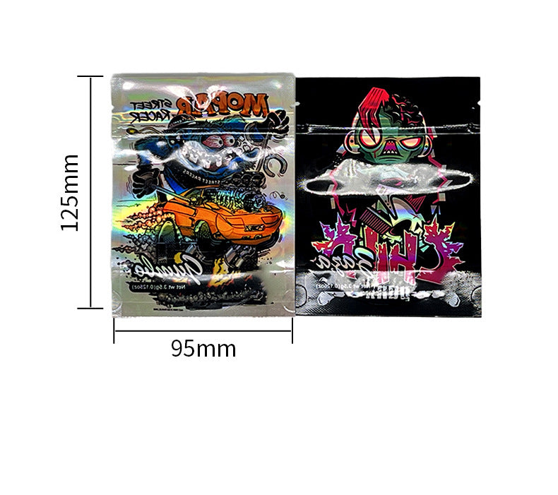 3.5G Mixed Designs Mylar Bags Baggies
