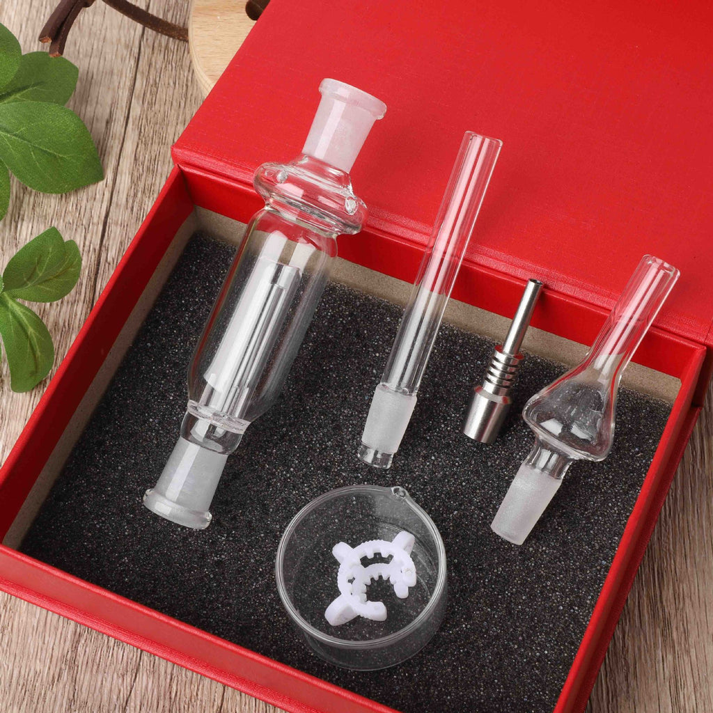 10mm Nectar Collector Red Box Glass