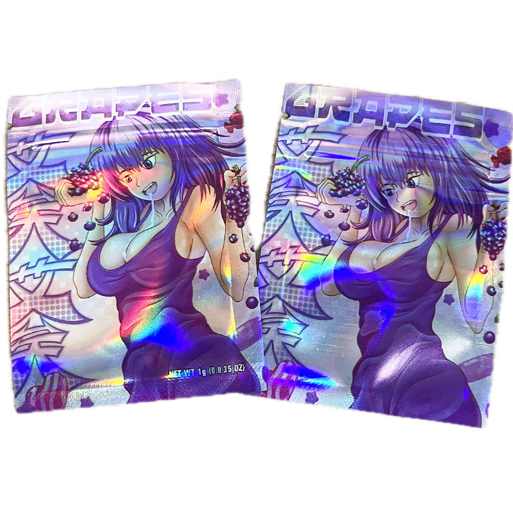 1G 6*8cm Mylar Bag Smoking Accessories Baggies