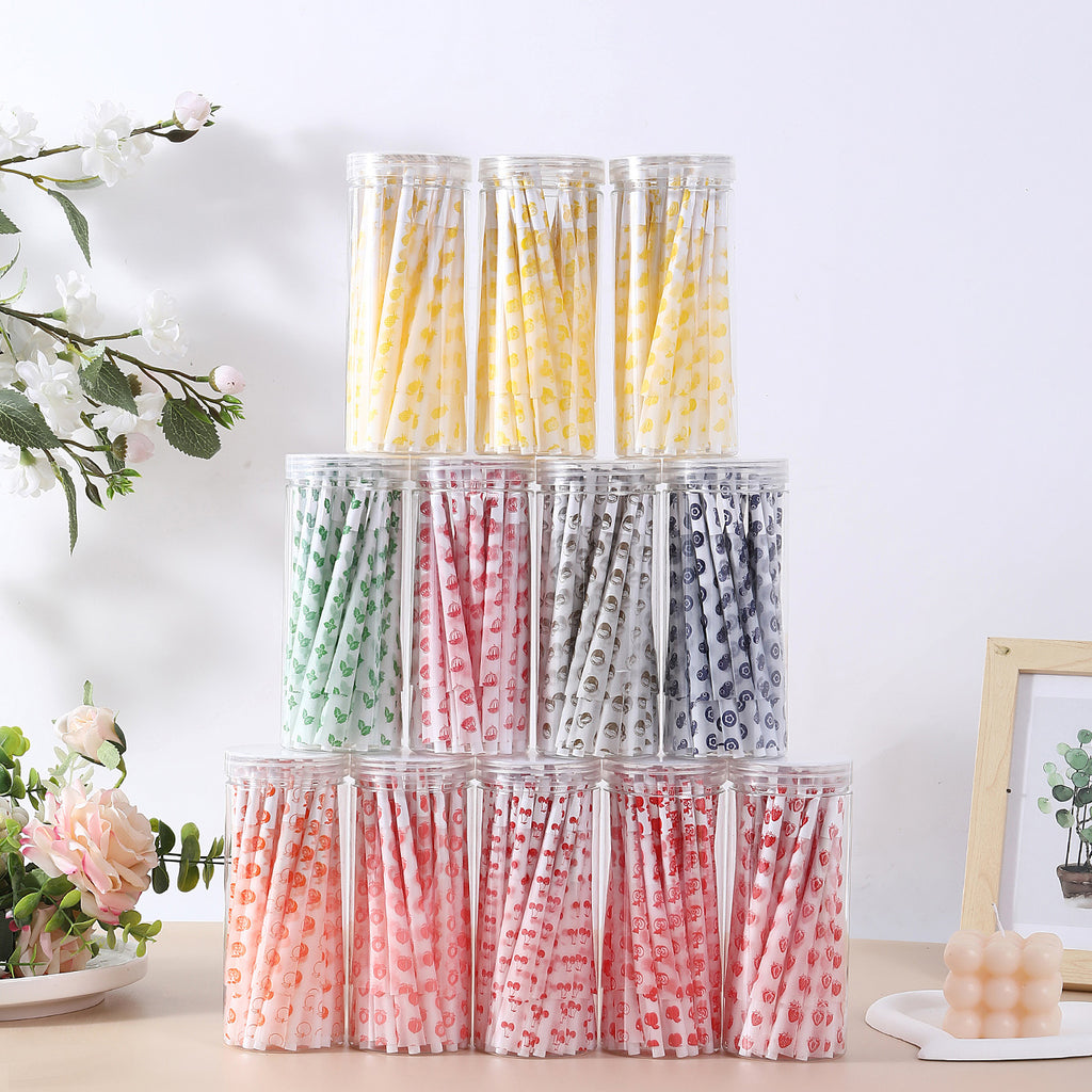 50Pcs/Jar Fruity Scent Pre-Rolled Cones With Printing