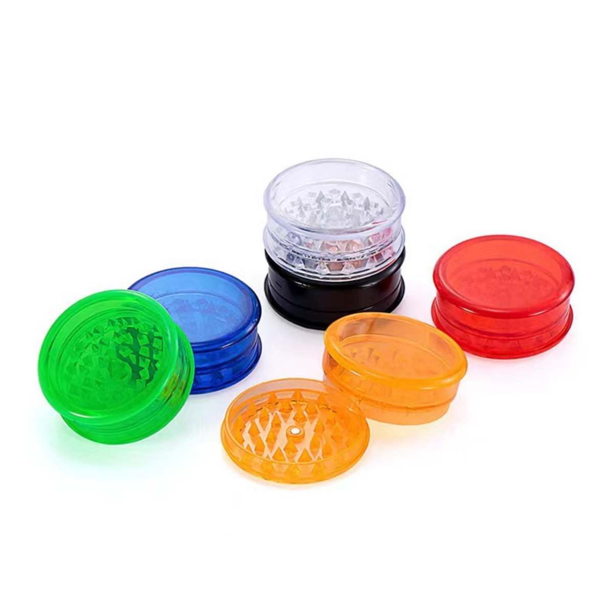 60mm 3-Parts Weed Plastic Grinder