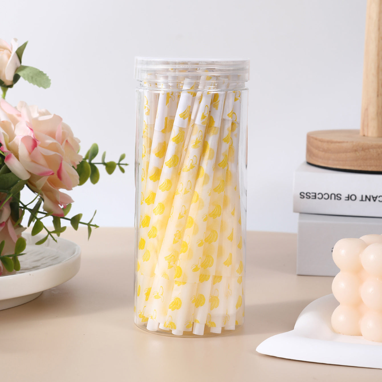 50Pcs/Jar Fruity Scent Pre-Rolled Cones With Printing