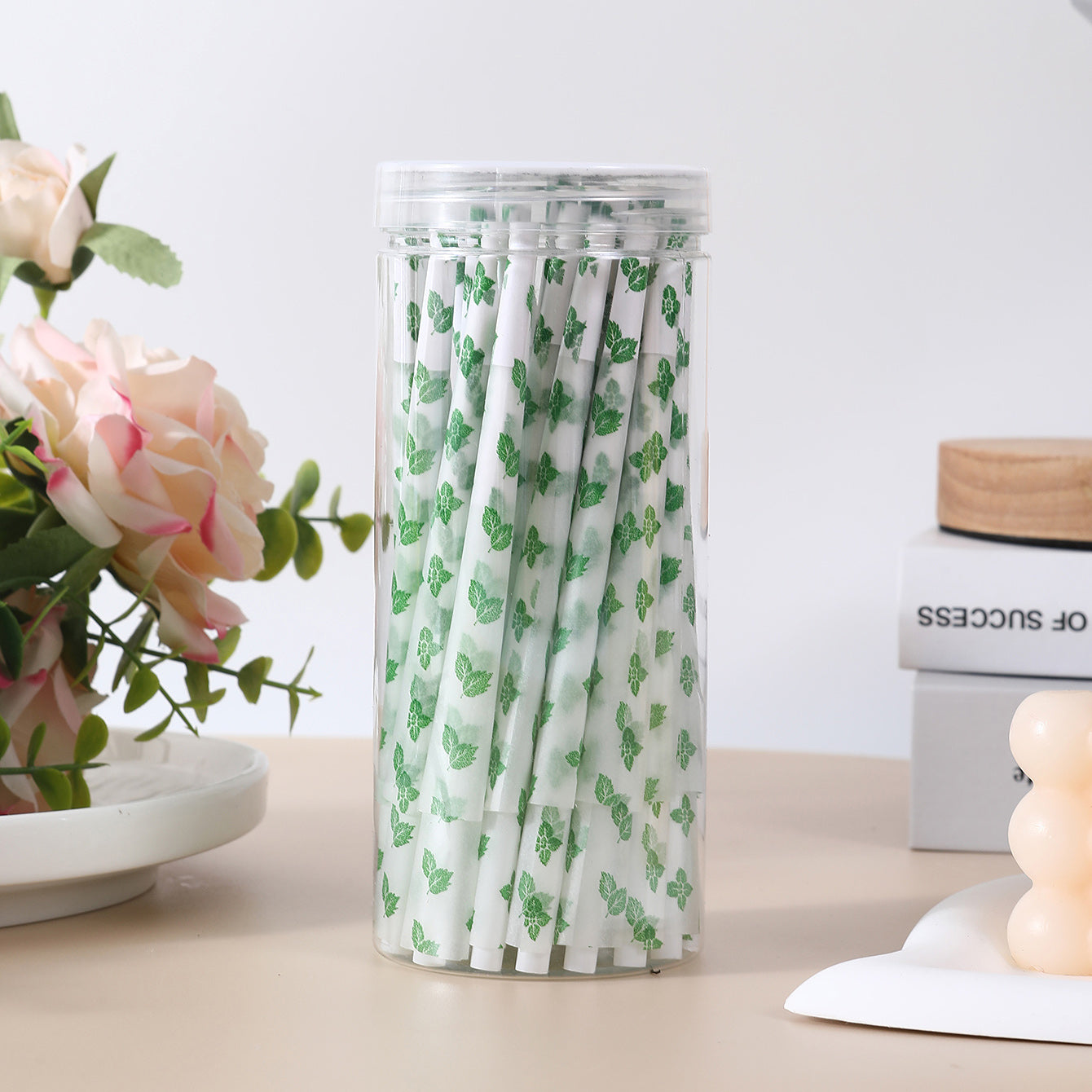 50Pcs/Jar Fruity Scent Pre-Rolled Cones With Printing