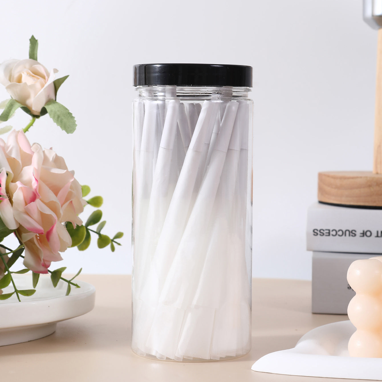 50 Pcs/Jar Pre-Rolled Cones Without Printing