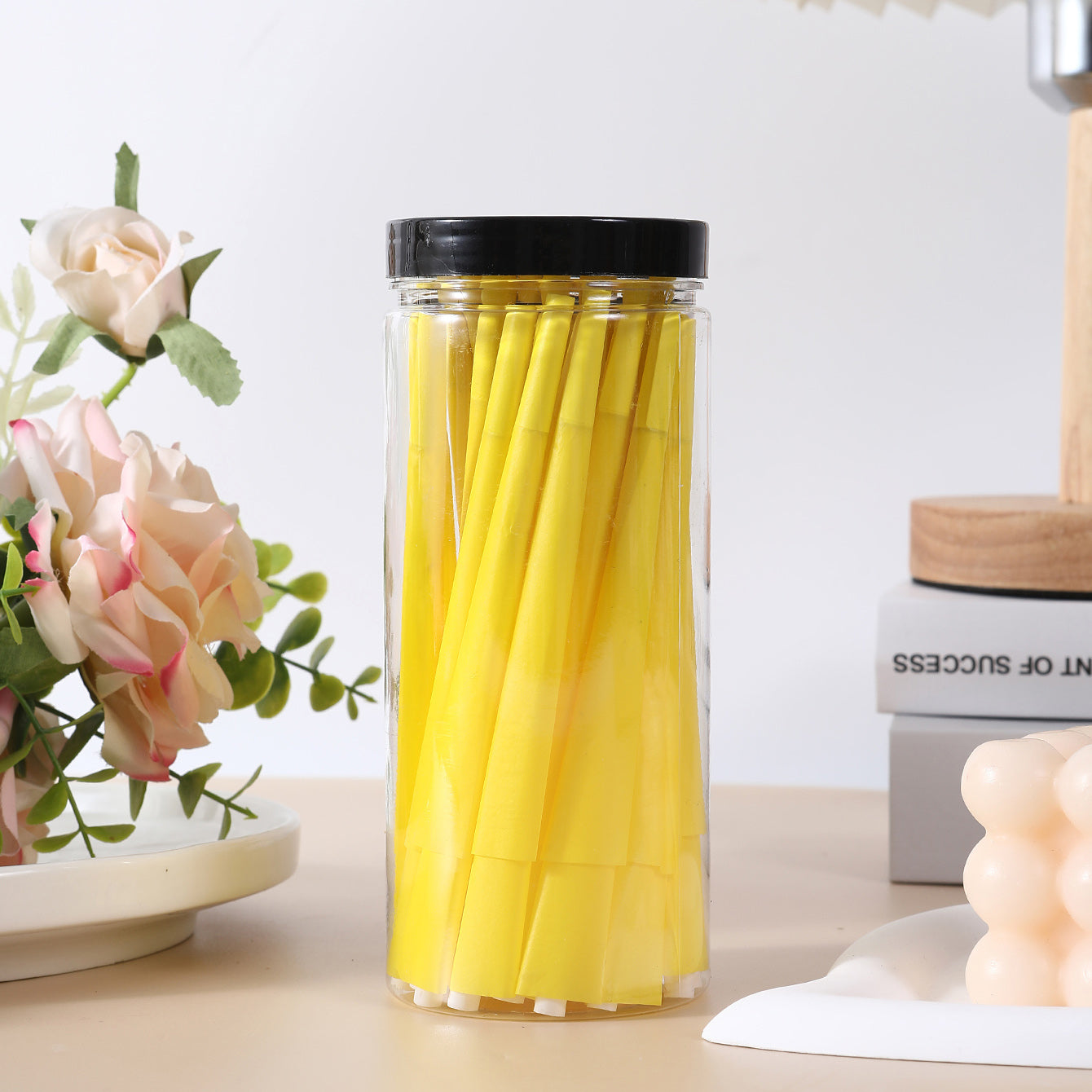 50 Pcs/Jar Pre-Rolled Cones Without Printing