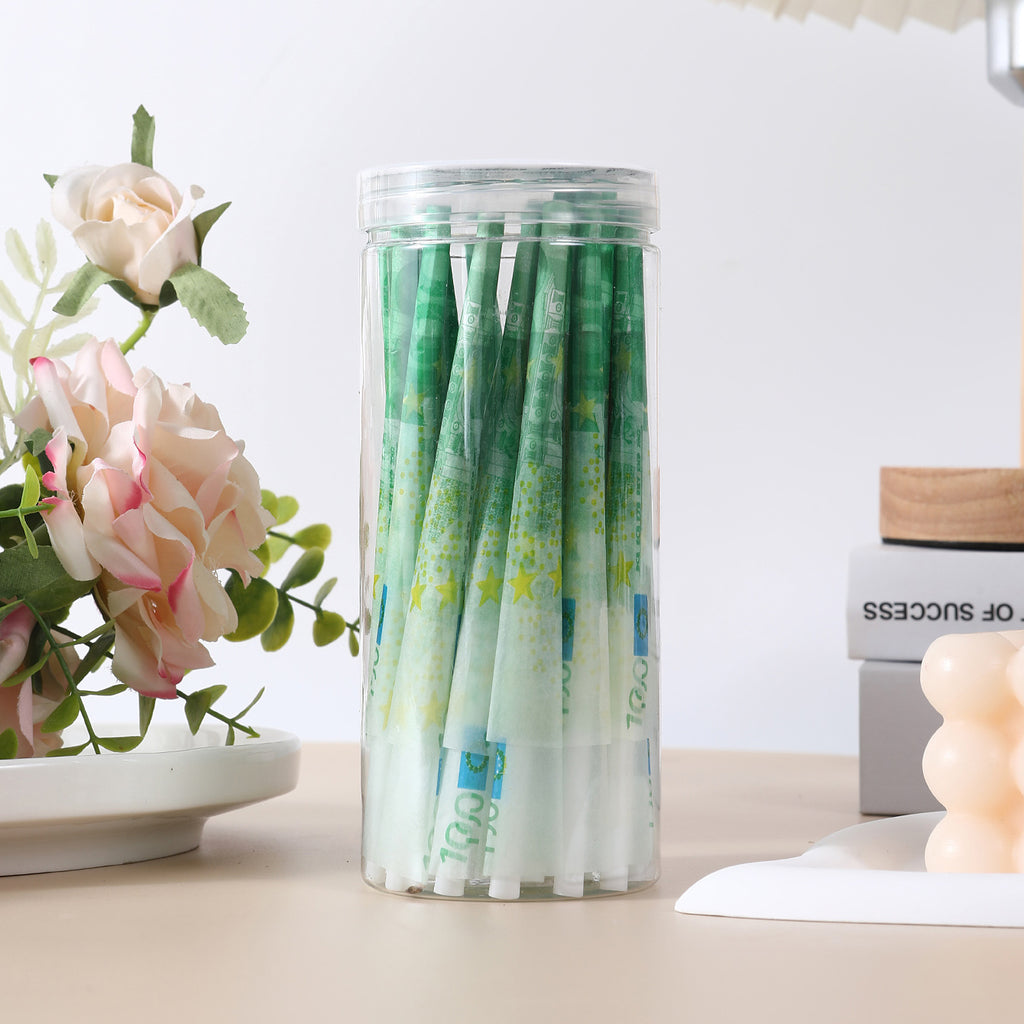 50 Pcs/Jar Pre-Rolled Cones With Printing