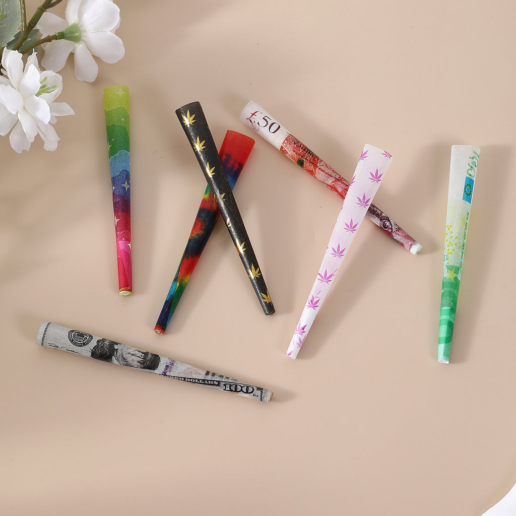 50 Pcs/Jar Pre-Rolled Cones With Printing