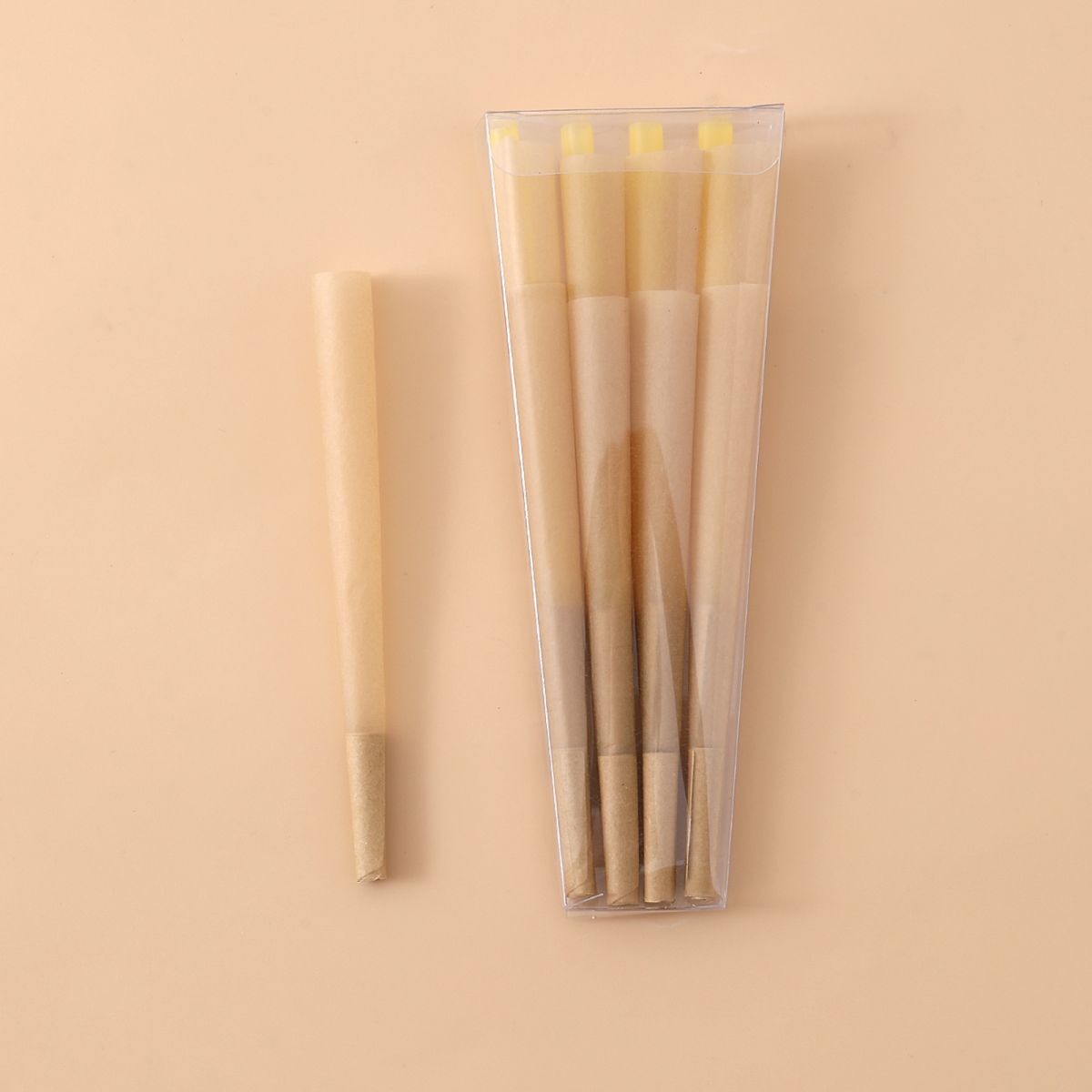 8 Pcs/Case Colored Pre-Rolled Cones Without Printing