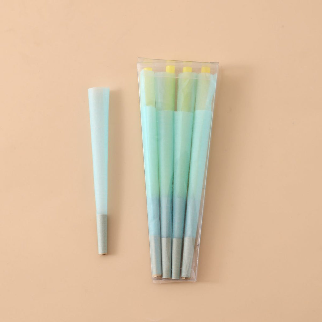 8 Pcs/Case Colored Pre-Rolled Cones Without Printing