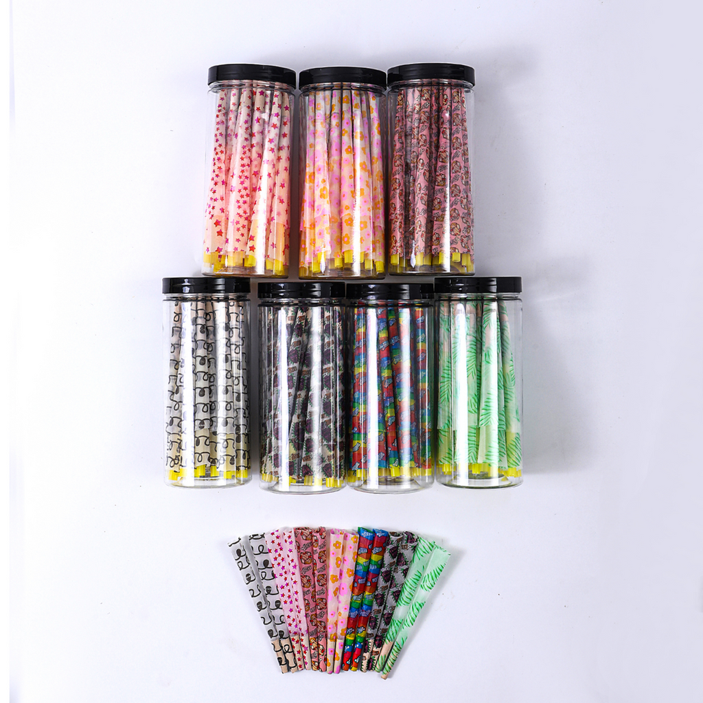50Pcs/Jar Pre-Rolled Cones With Printing