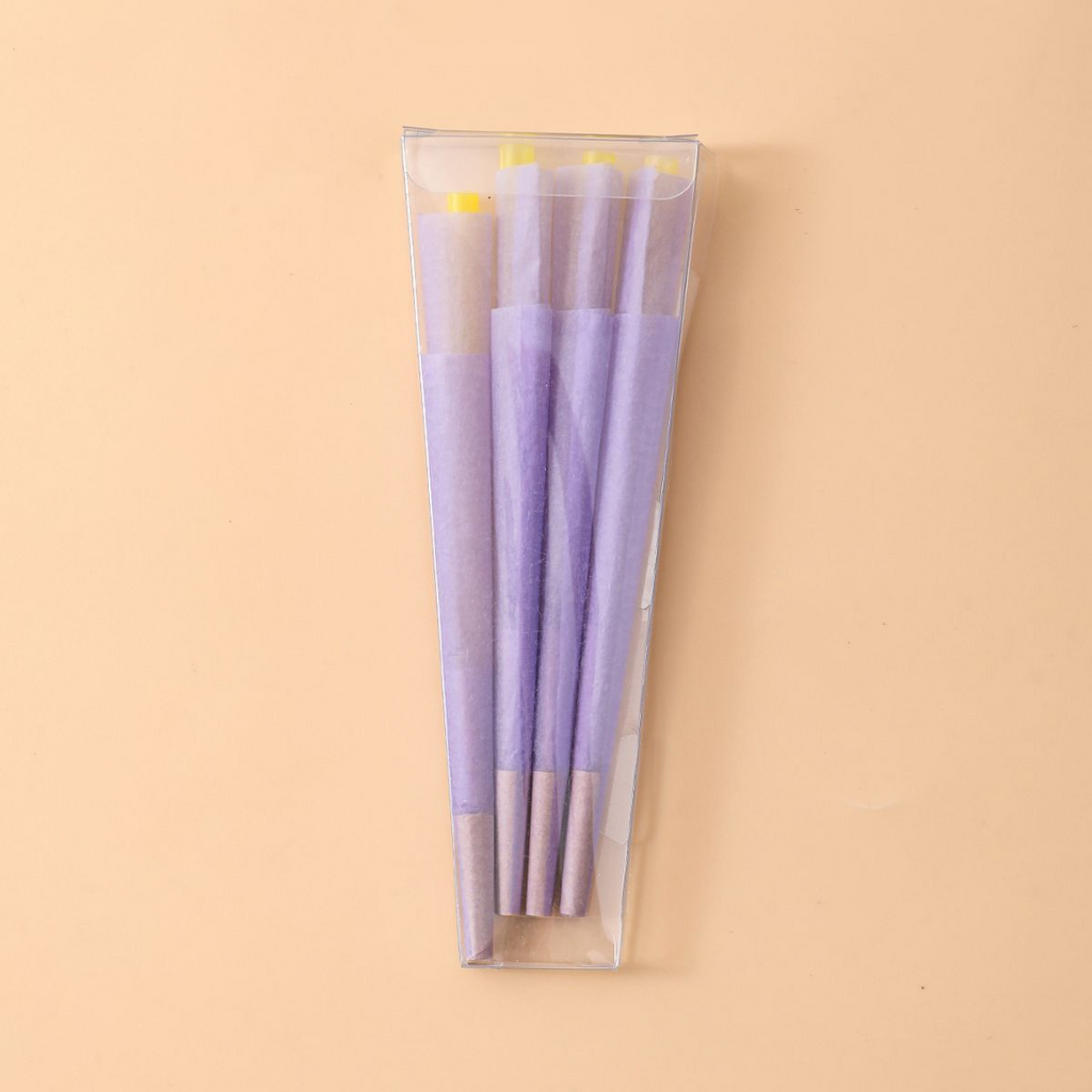 8 Pcs/Case Colored Pre-Rolled Cones Without Printing