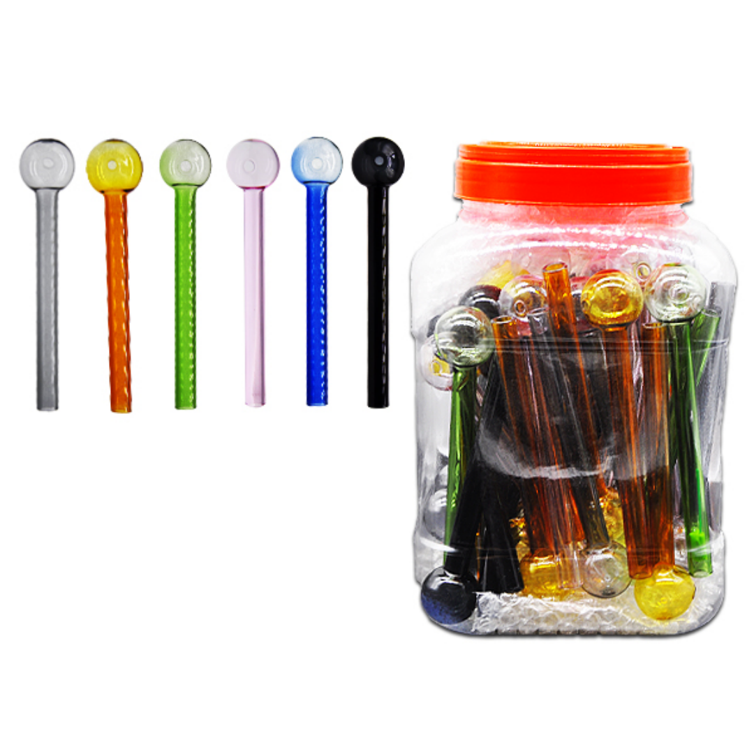 6inch 60PCS/Jar Colorful Oil Burner