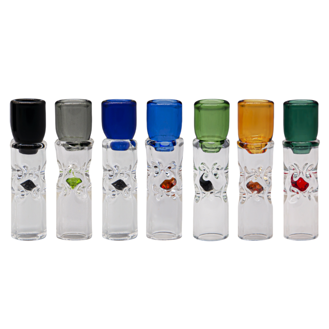 12*40MM Clear Glass Tip with Diamond