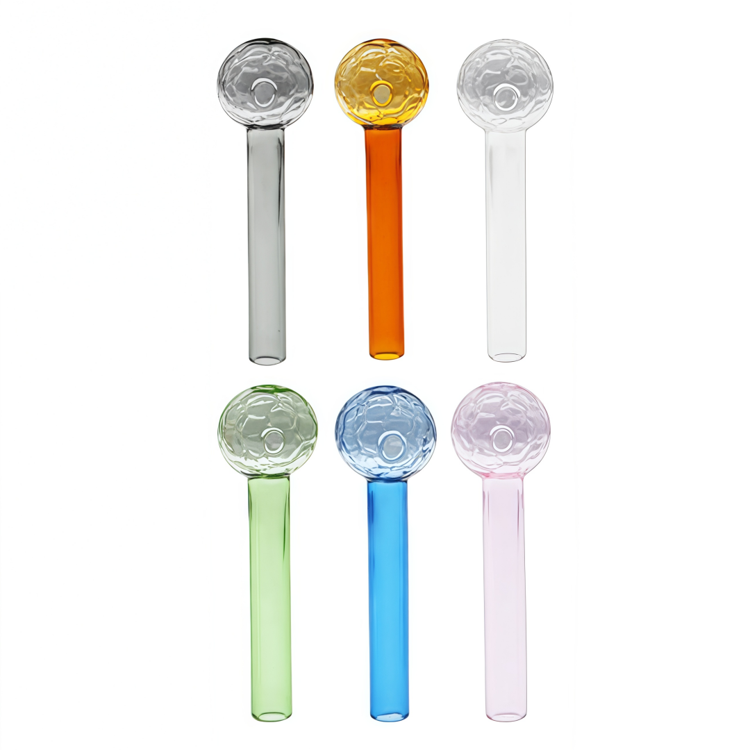 Football 4inch Colorful Oil Burner Glass Ball