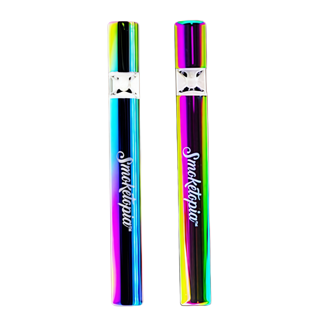 12*109mm OG Chillum Rainbow Glass Pipe