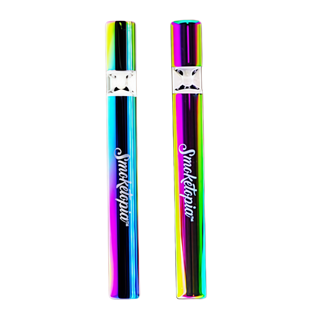 12*109mm OG Chillum Rainbow Glass Pipe