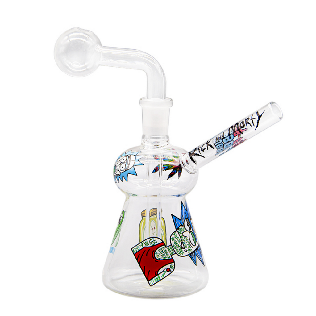 120MM MINI BONG GLASS WATERPIPE