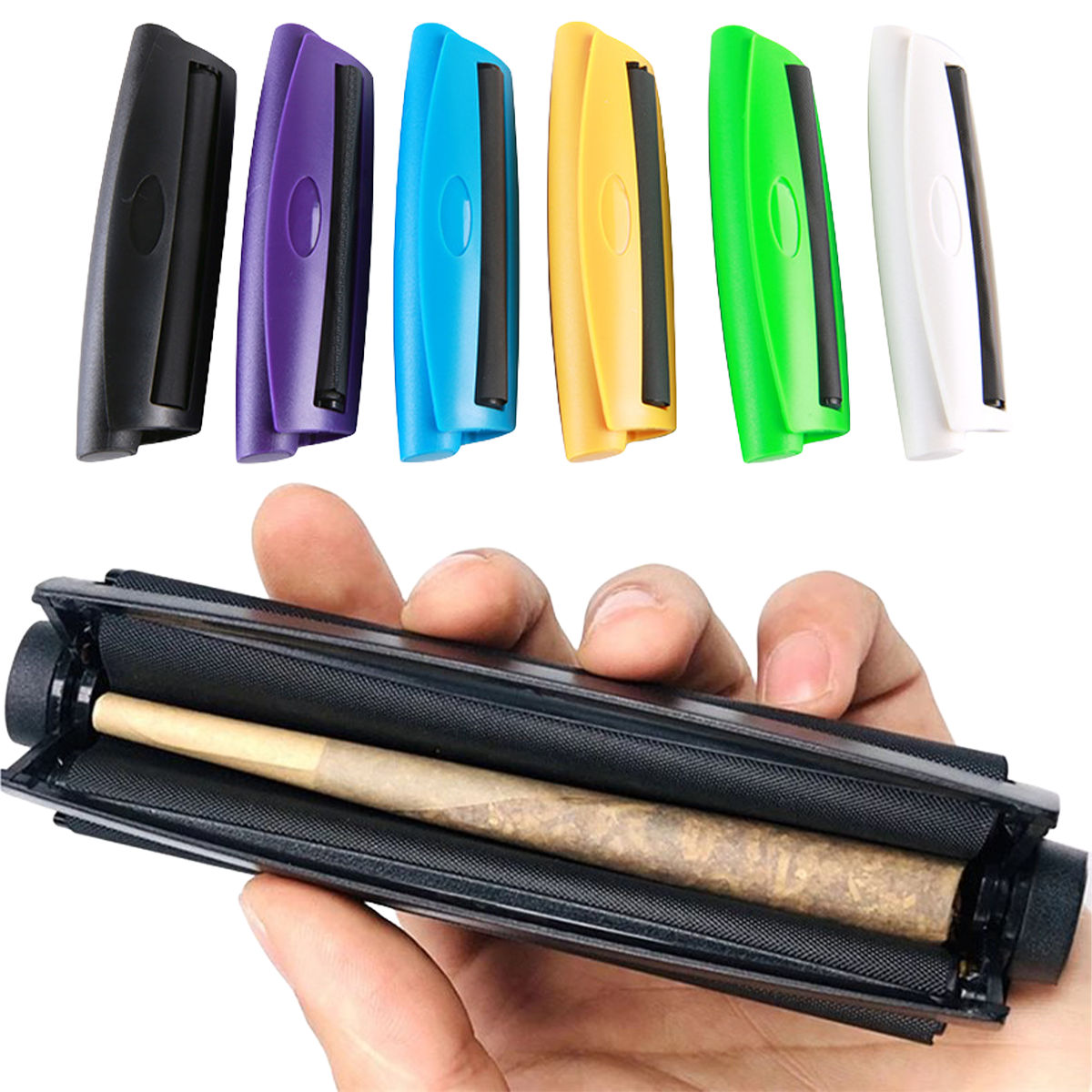 Colorful Plastic Manual Cigarette Rolling Machine