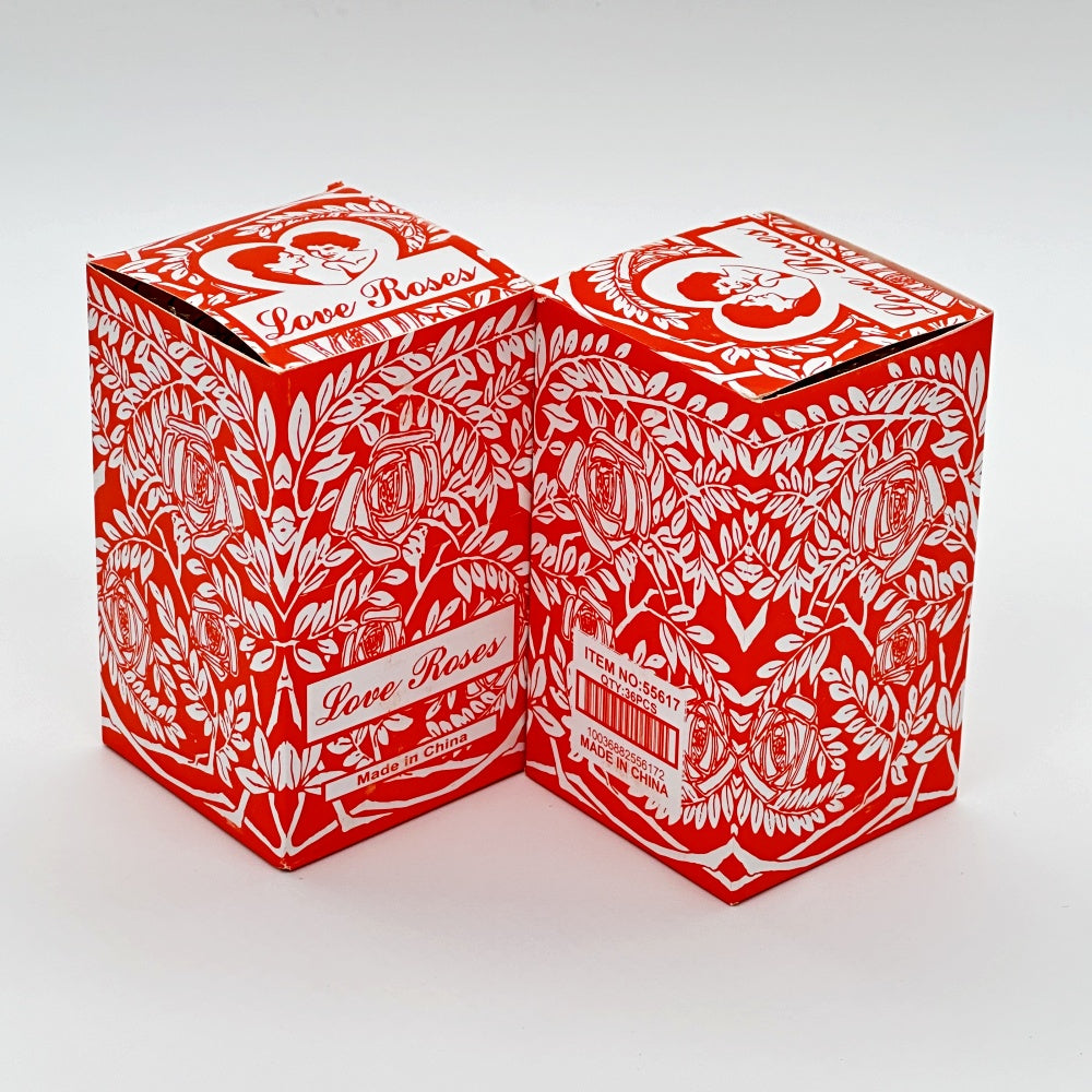 36ct/Box Rose Love Glass Pipe