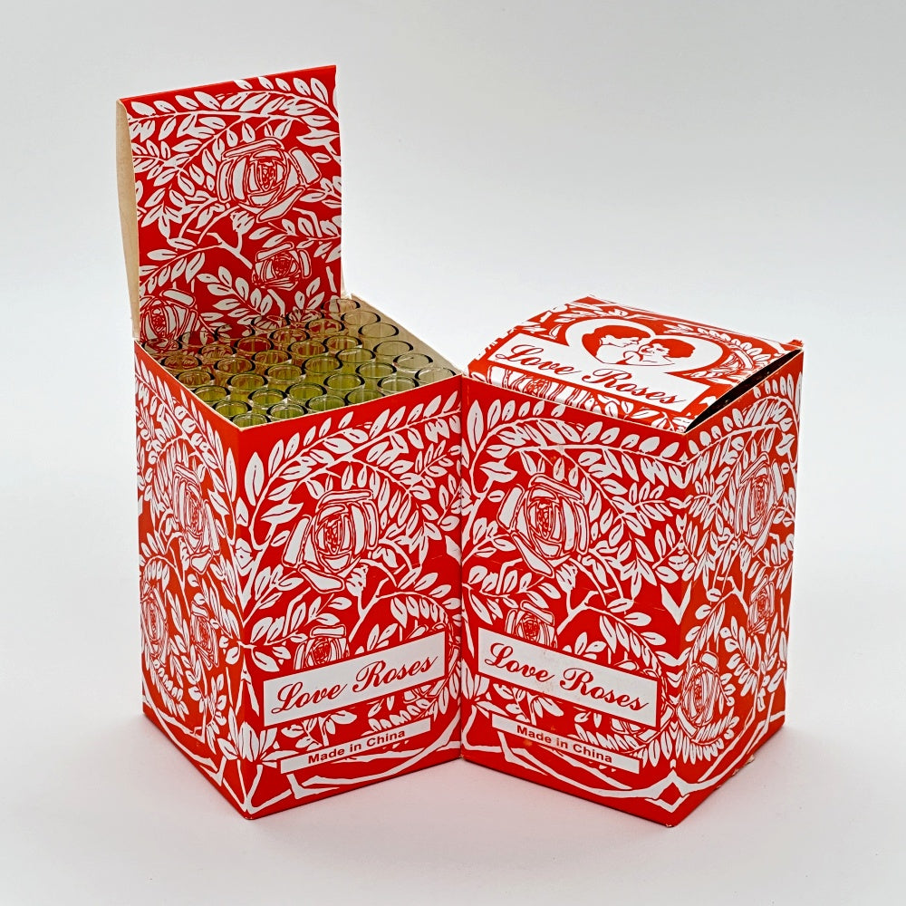 36ct/Box Rose Love Glass Pipe