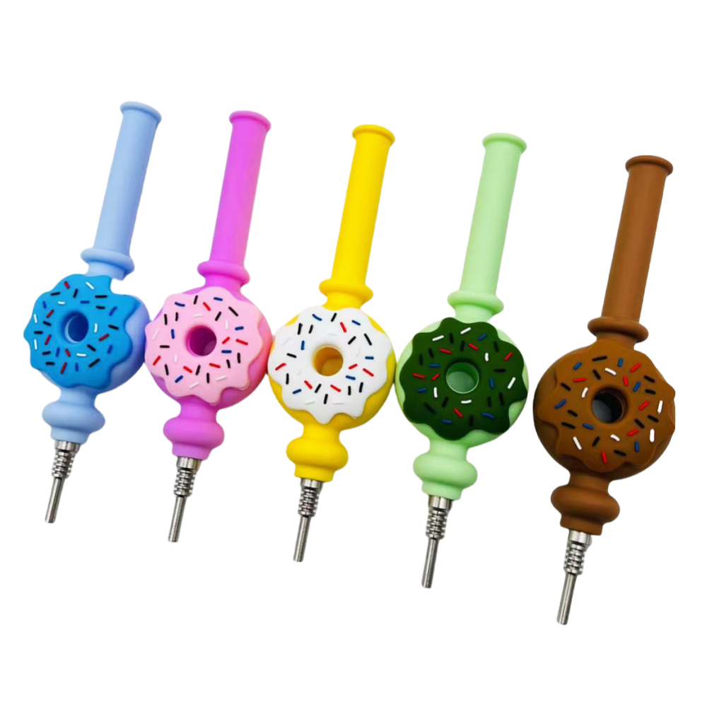 Donut Silicone Nectar Collector For Smoke Shop Wholesale