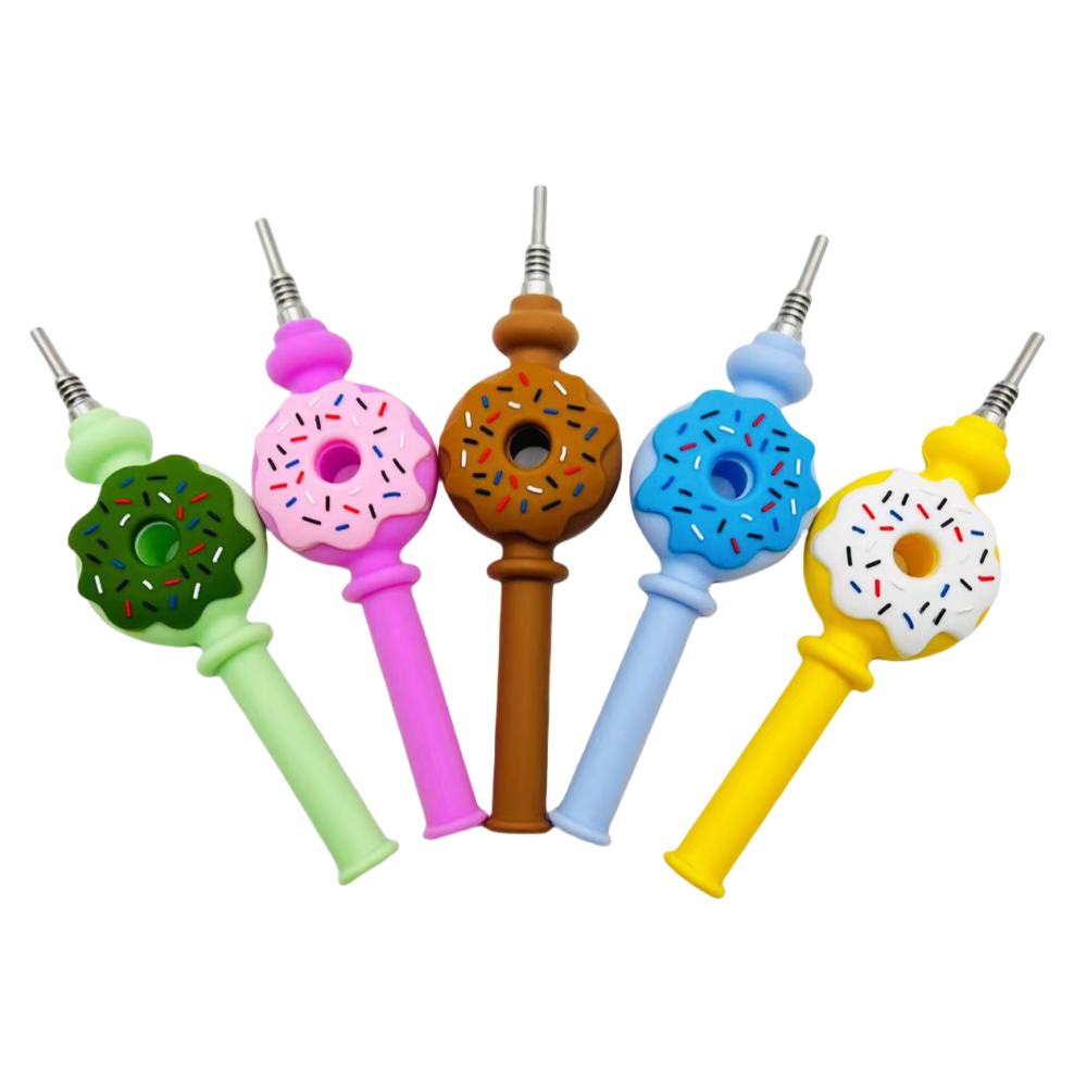 Donut Silicone Nectar Collector For Smoke Shop Wholesale