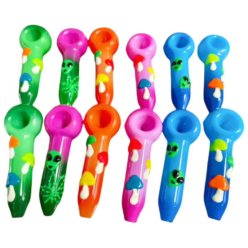 Alien Glass Hand Pipe