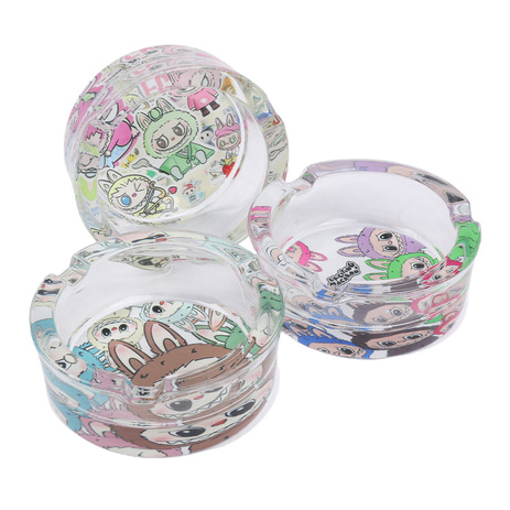 85mm Labubu Glass Ashtray