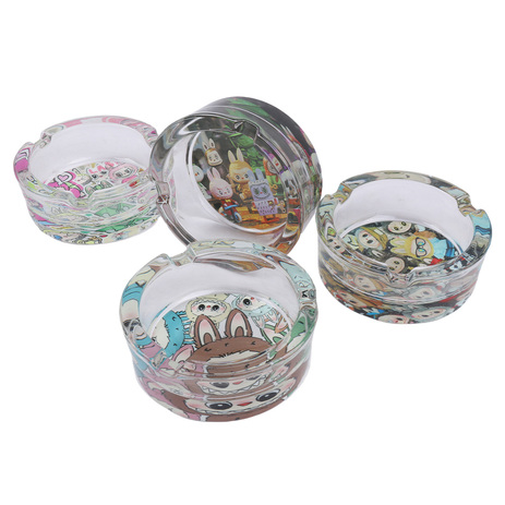 85mm Labubu Glass Ashtray