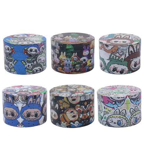 63mm-4Parts Metal Grinder Labubu Design Custom Logo