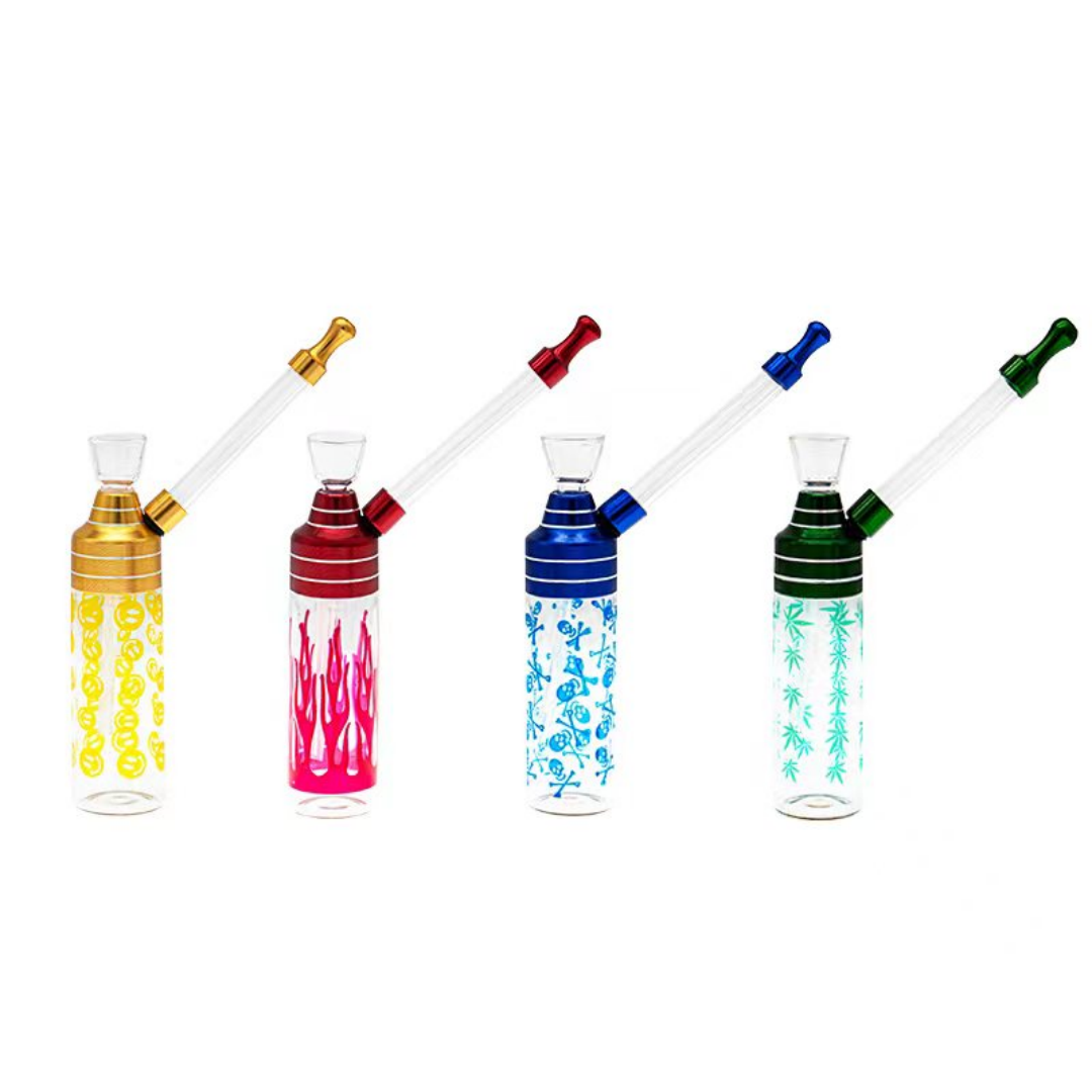 Glass Bong 12.5CM Portable Mini Water Pipe