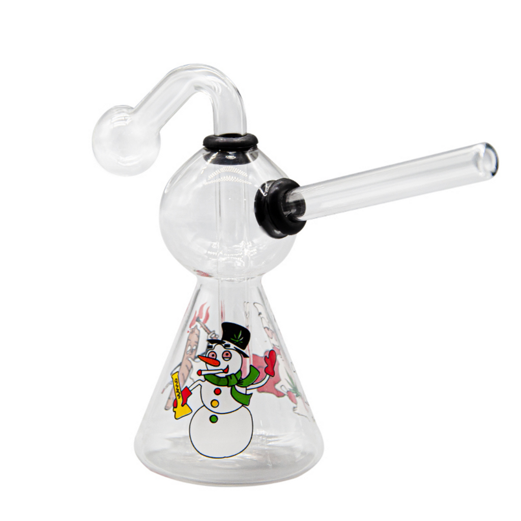120MM MINI BONG GLASS WATERPIPE