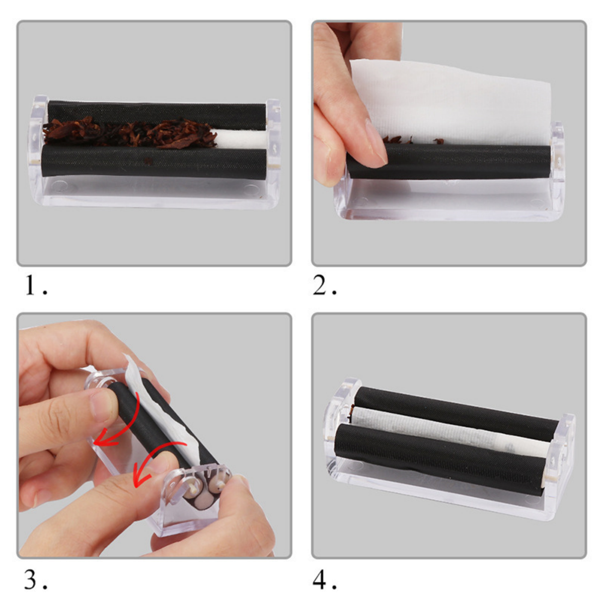 Colorful Plastic Manual Cigarette Rolling Machine