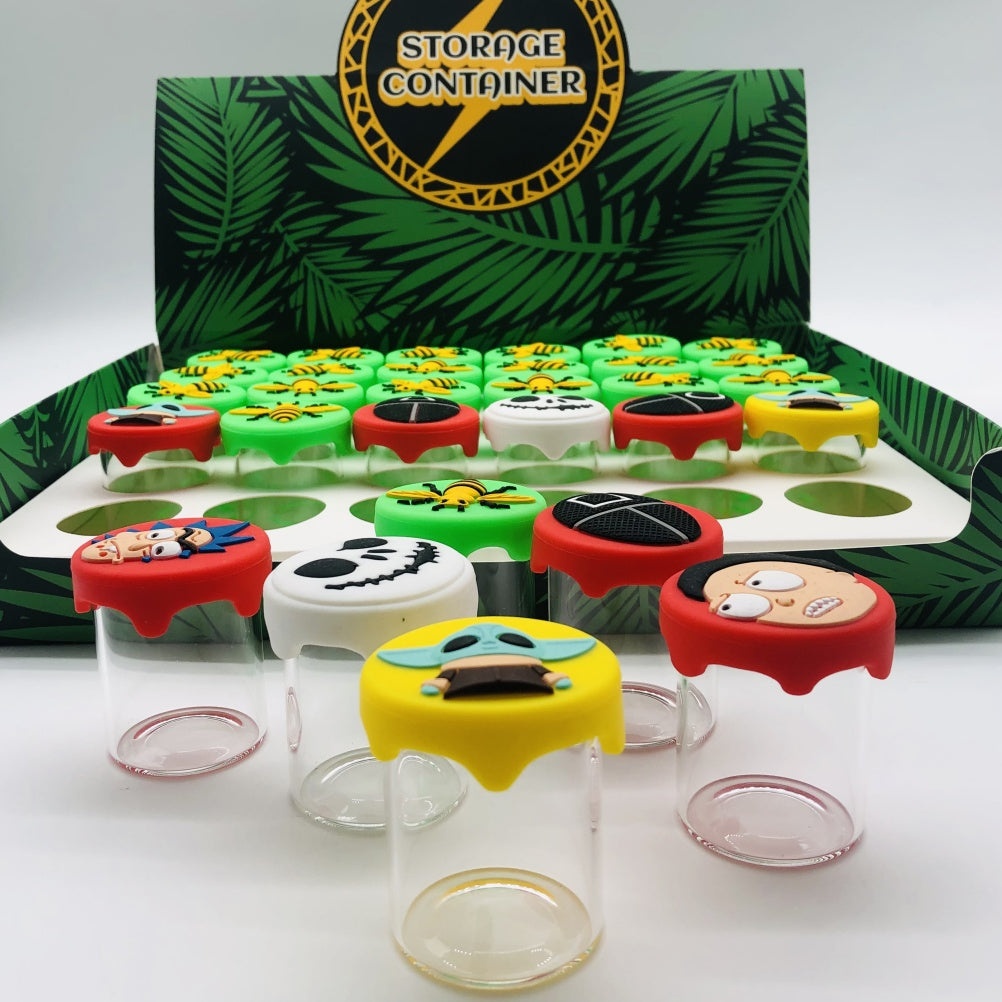 60ML Silicone Jar Storage Oil Jar