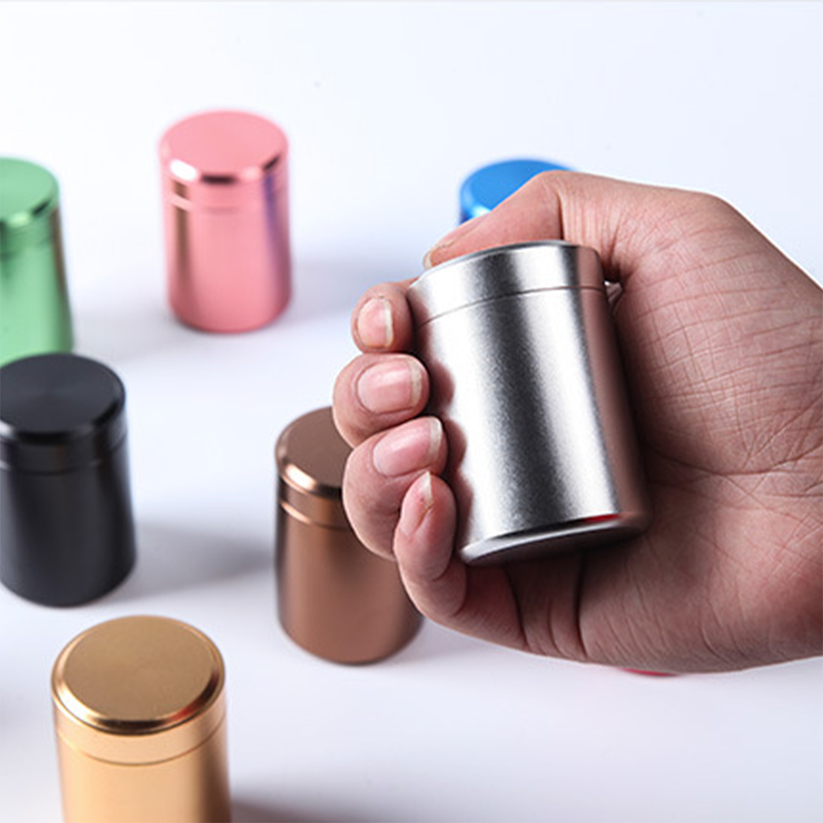 Aluminum Alloy Marijuana and Tobacco Storage Jars