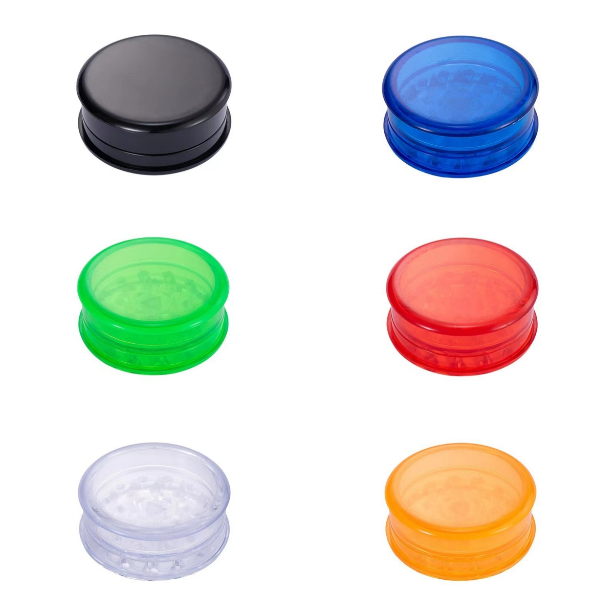 60mm 3-Parts Weed Plastic Grinder