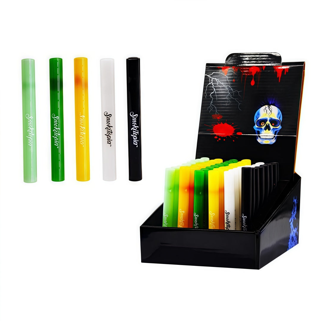 Colorful Mixed OG Glass Pipe Chillum