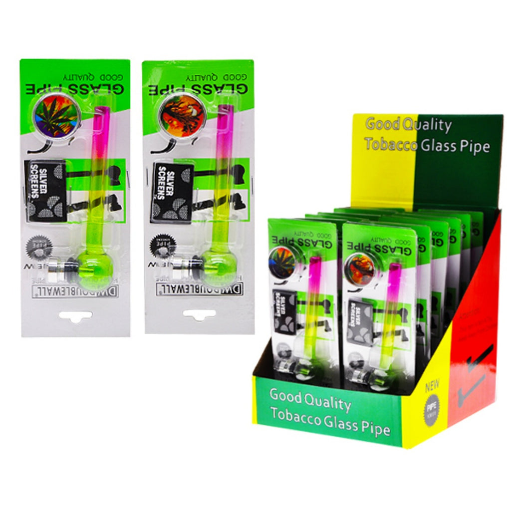 3 in 1 Smoking Set Pipe Screen with Plastic/Metal Grinder