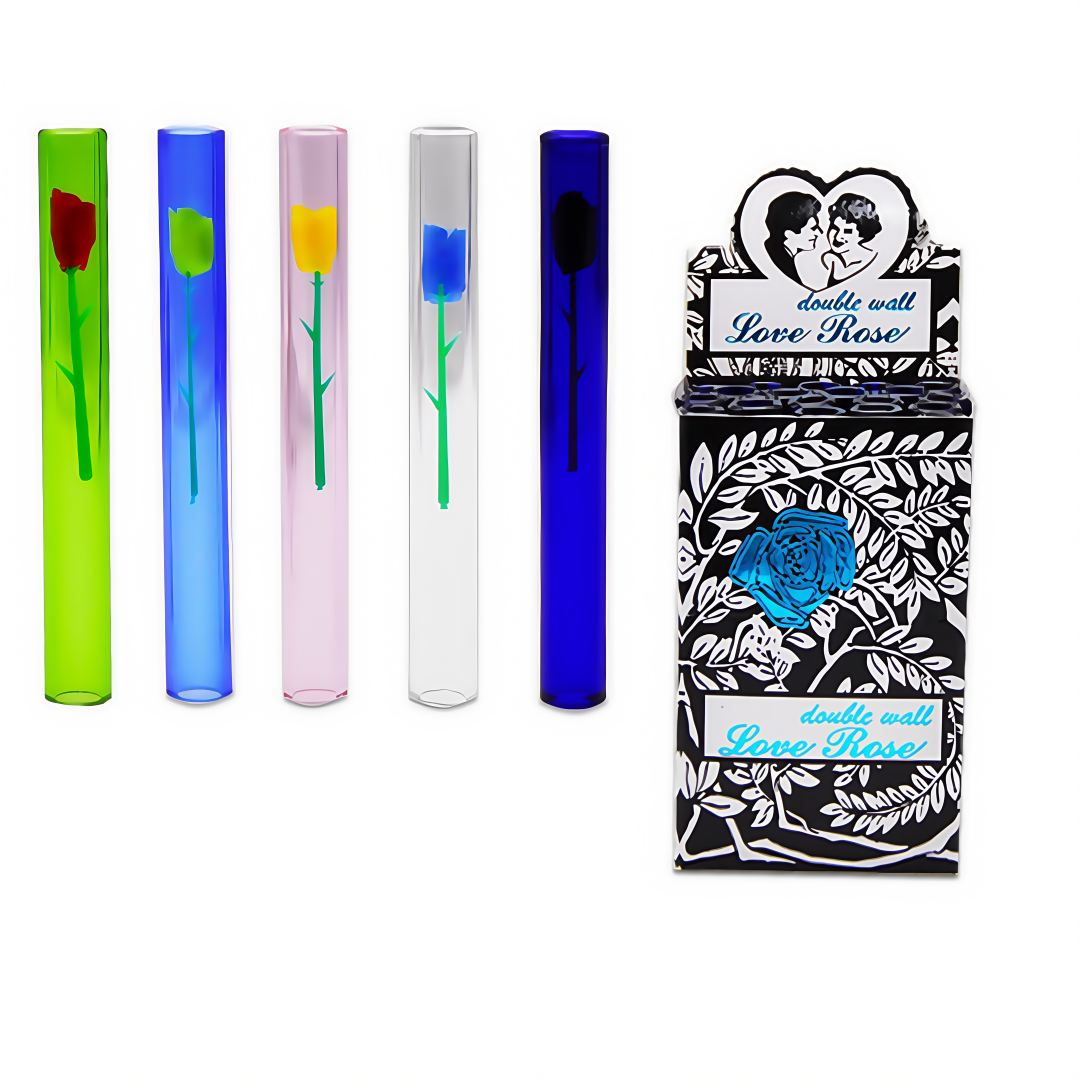 Double Love Rose Color 25CT/Box Colorful