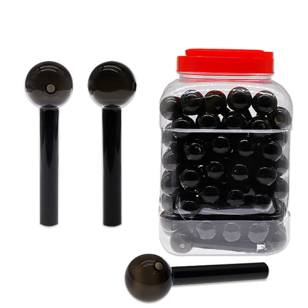 4inch Black Oil Burner Glass Ball 90ct