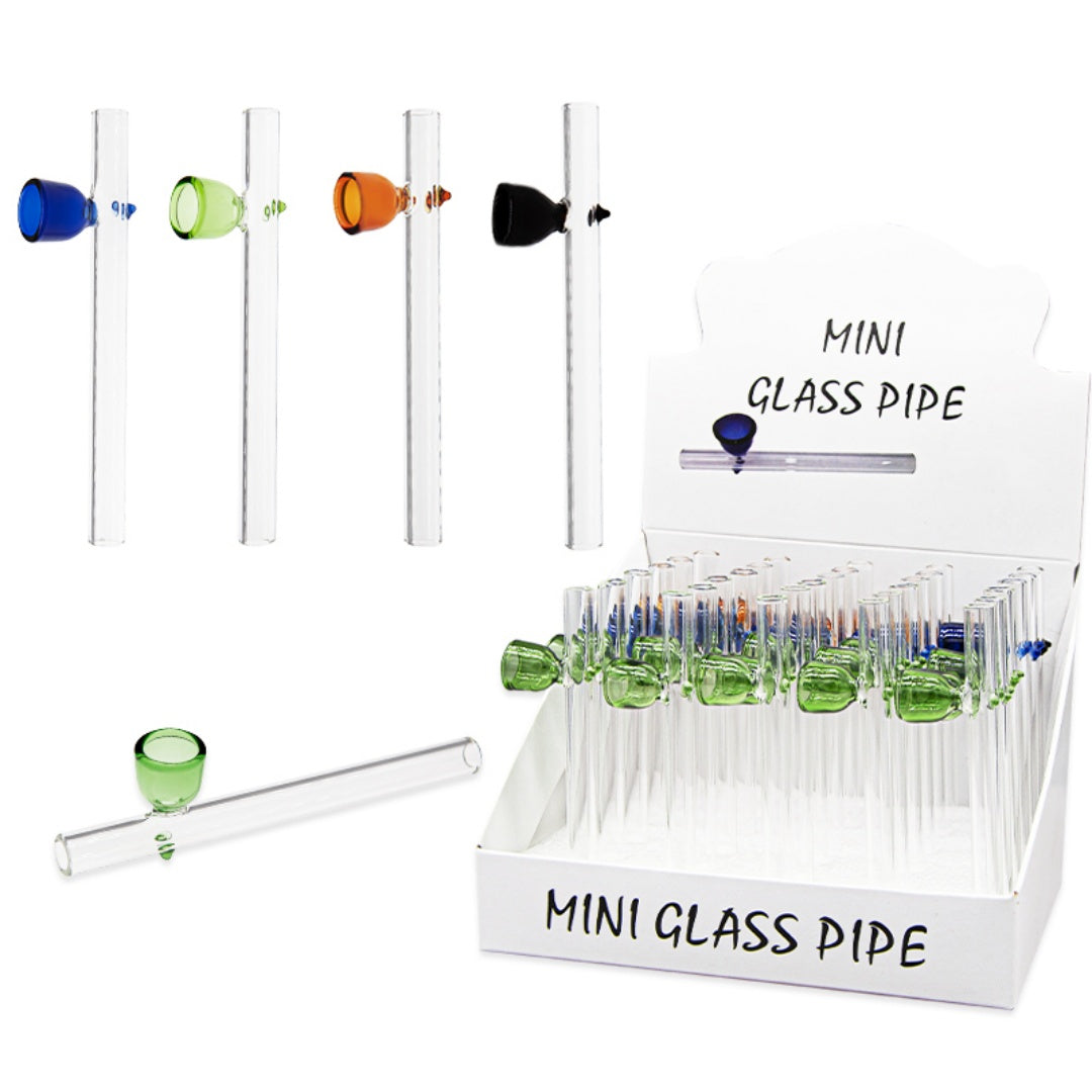 Clear Smoking Pipe Glass Smoke Shop