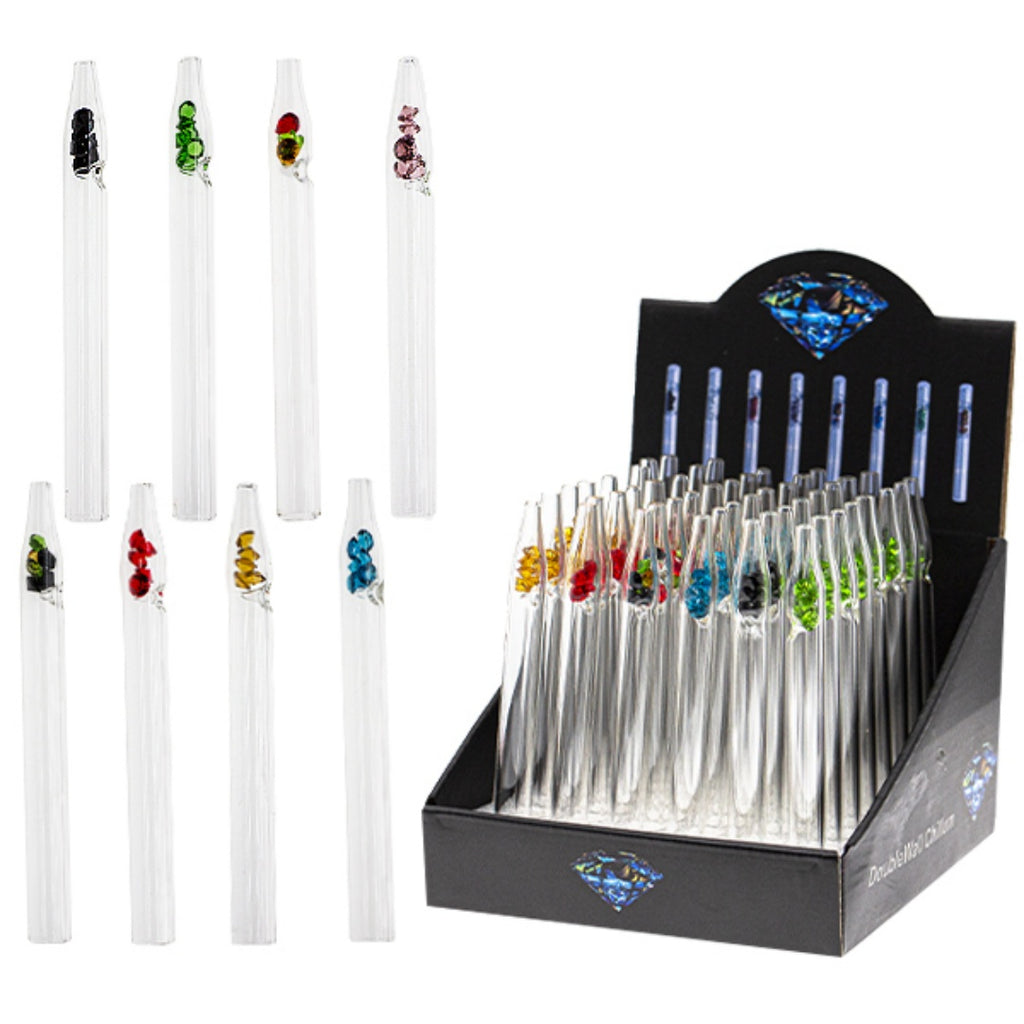 6inch OG Pipe With Diamond Glass Chillum